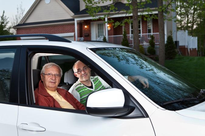 volunteer drives senior to medical appointment 